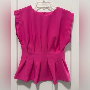Glam Pink Peplum Top
